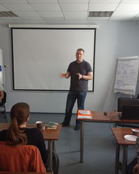 Выступление представителей компании Электронный город, 2 июня 2019